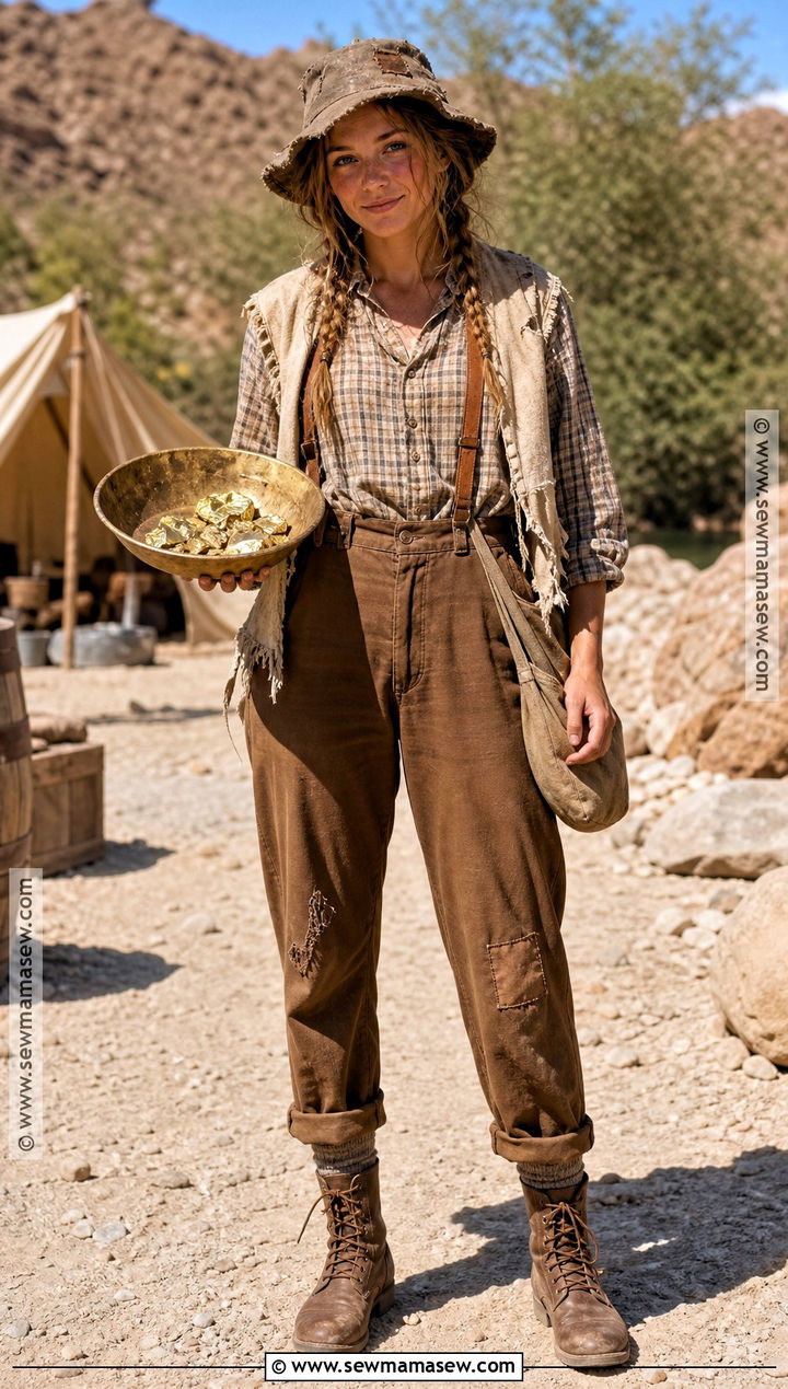 Gold Prospector Western Costume - 30 western costume ideas for women