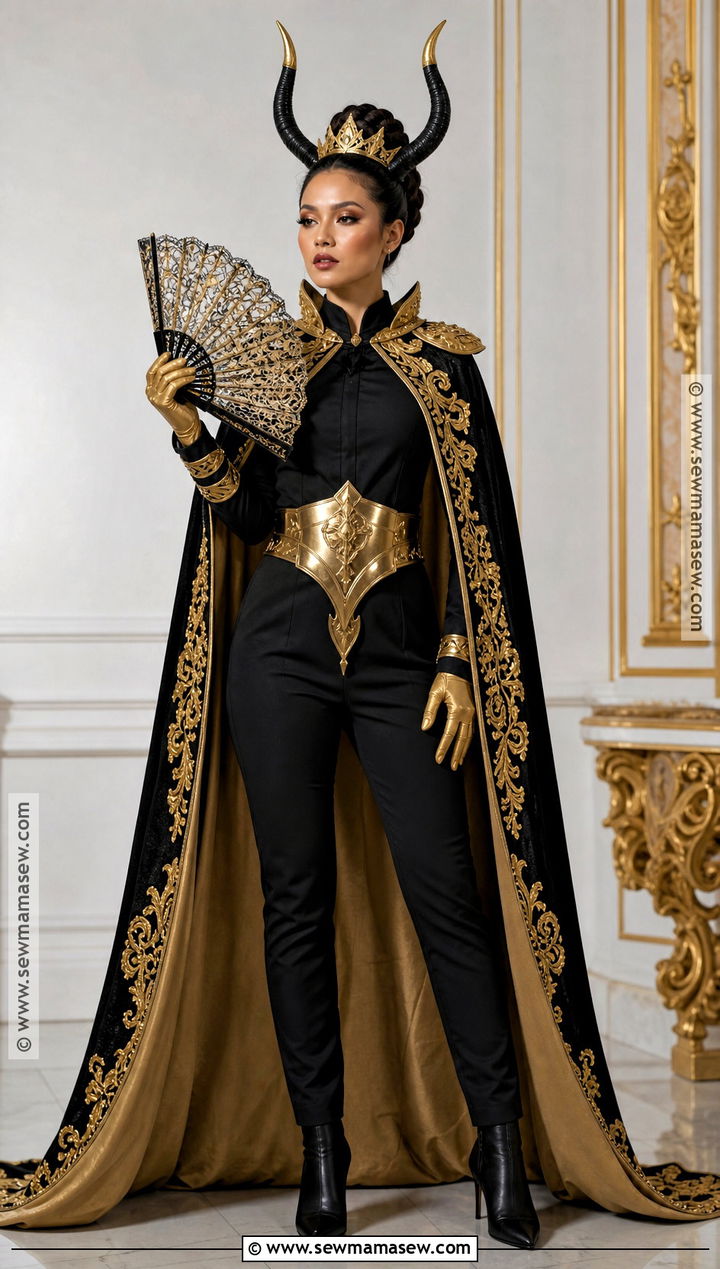 Gold Royal Demon Halloween Costume - 35 demon halloween costume ideas