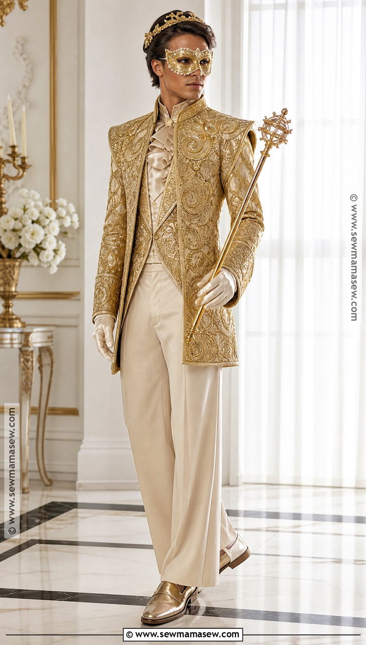 Gold Royal Masquerade Costume - 35 masquerade halloween costumes