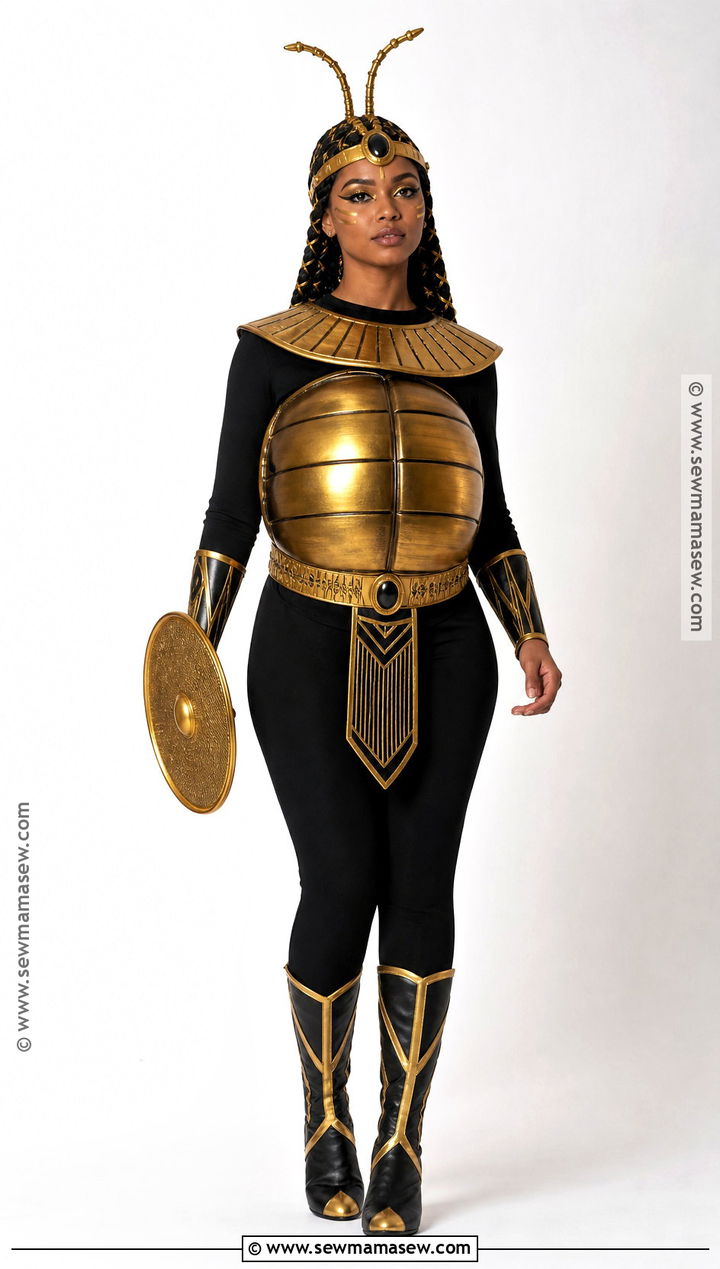 Gold Scarab Beetle Costume - 35 bug halloween costume ideas