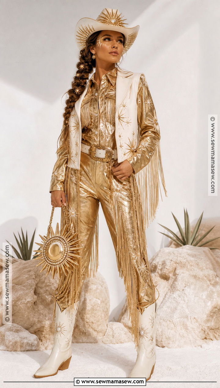 Gold Solar Space Cowgirl Costume - 35 space cowgirl costume ideas