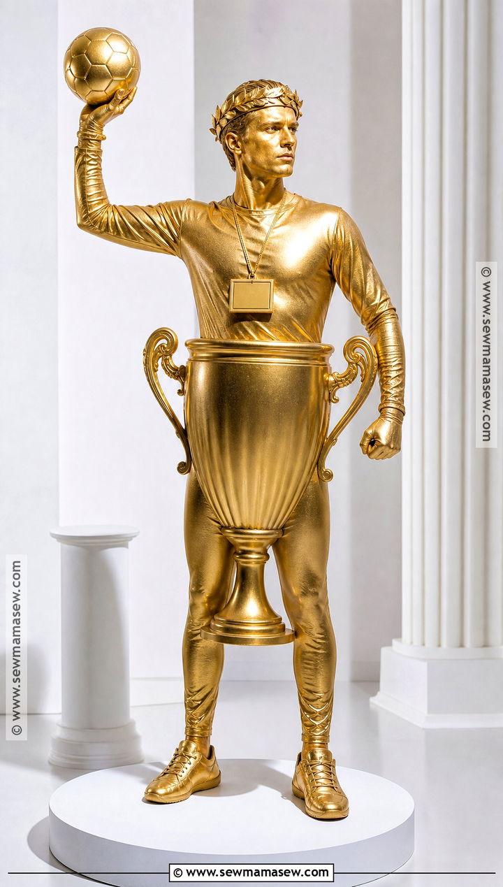 Gold Sports Trophy Costume - 30 sports costume ideas