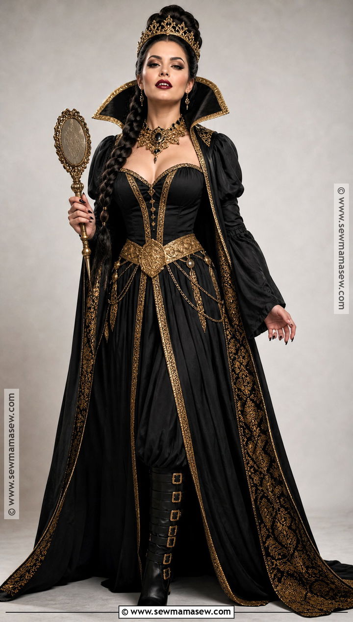 Gold Vampire Queen Costume - 50 vampire costume ideas