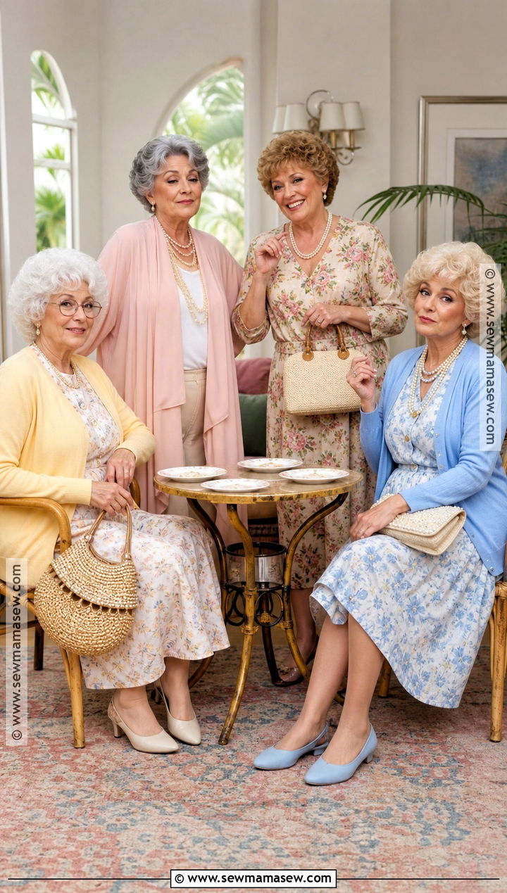 Golden Girls Group Costume - 35 costumes for 4