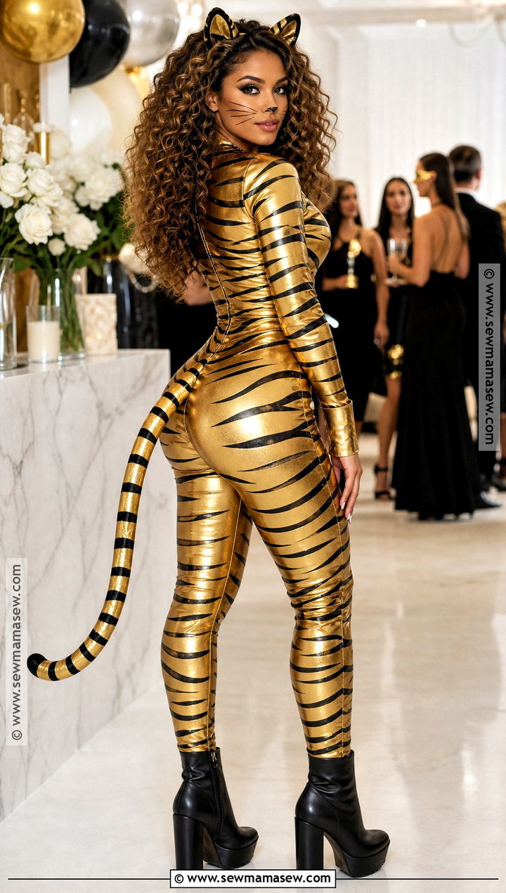 Golden Tiger Costume - 35 Tiger Costume Ideas for Women