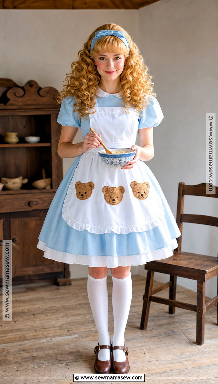 Goldie Locks Costume With Bear Apron - 35 goldie locks costume ideas