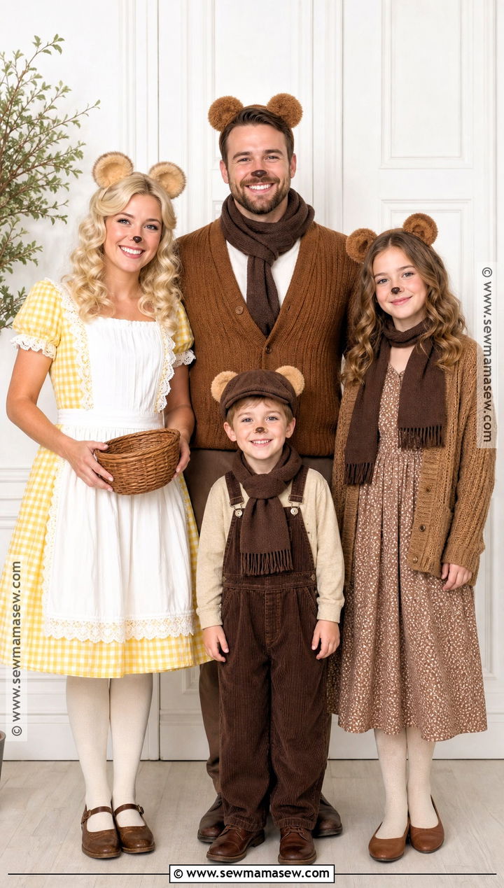 Goldie Locks Family Costume - 35 goldie locks costume ideas