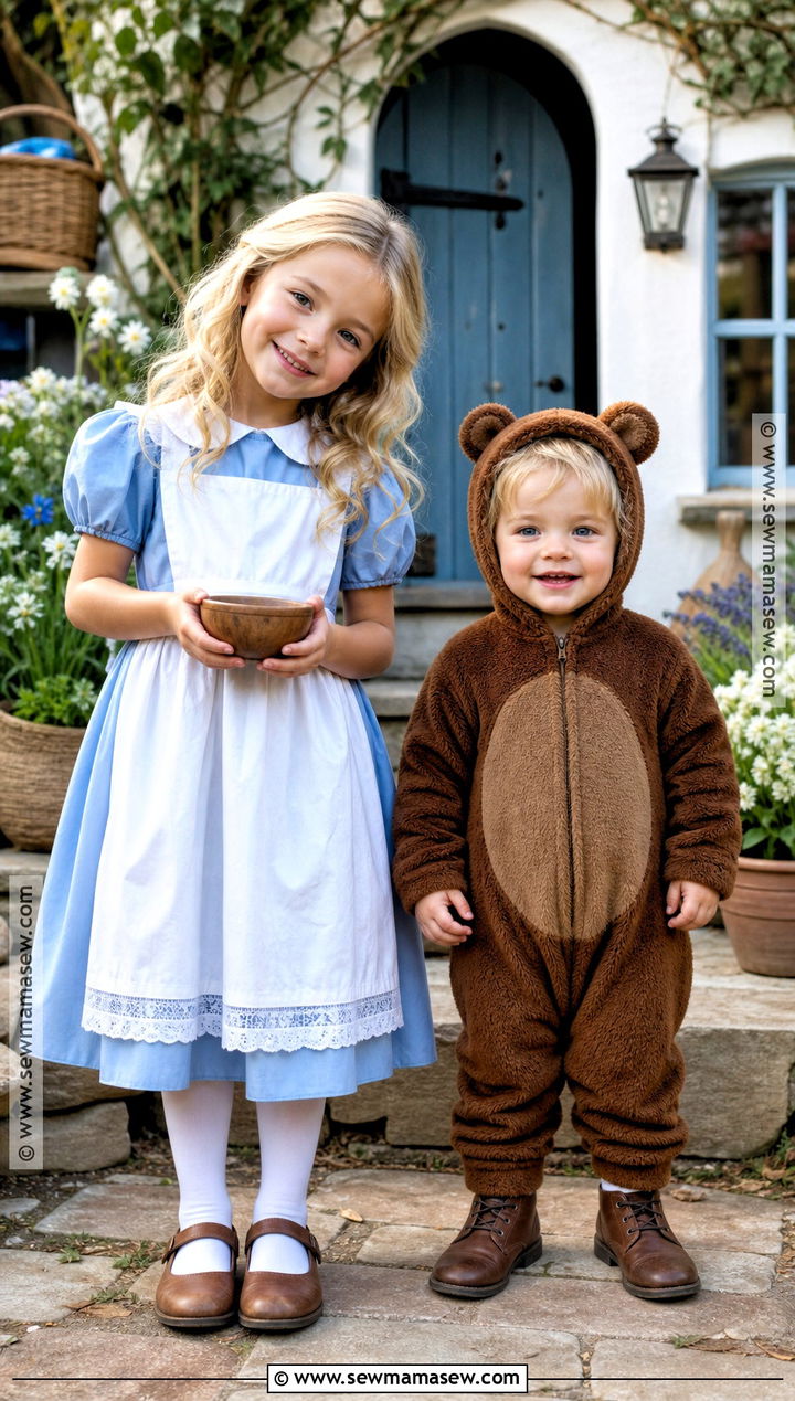 Goldilocks And Baby Bear Costume - 35 brother and sister halloween costumes