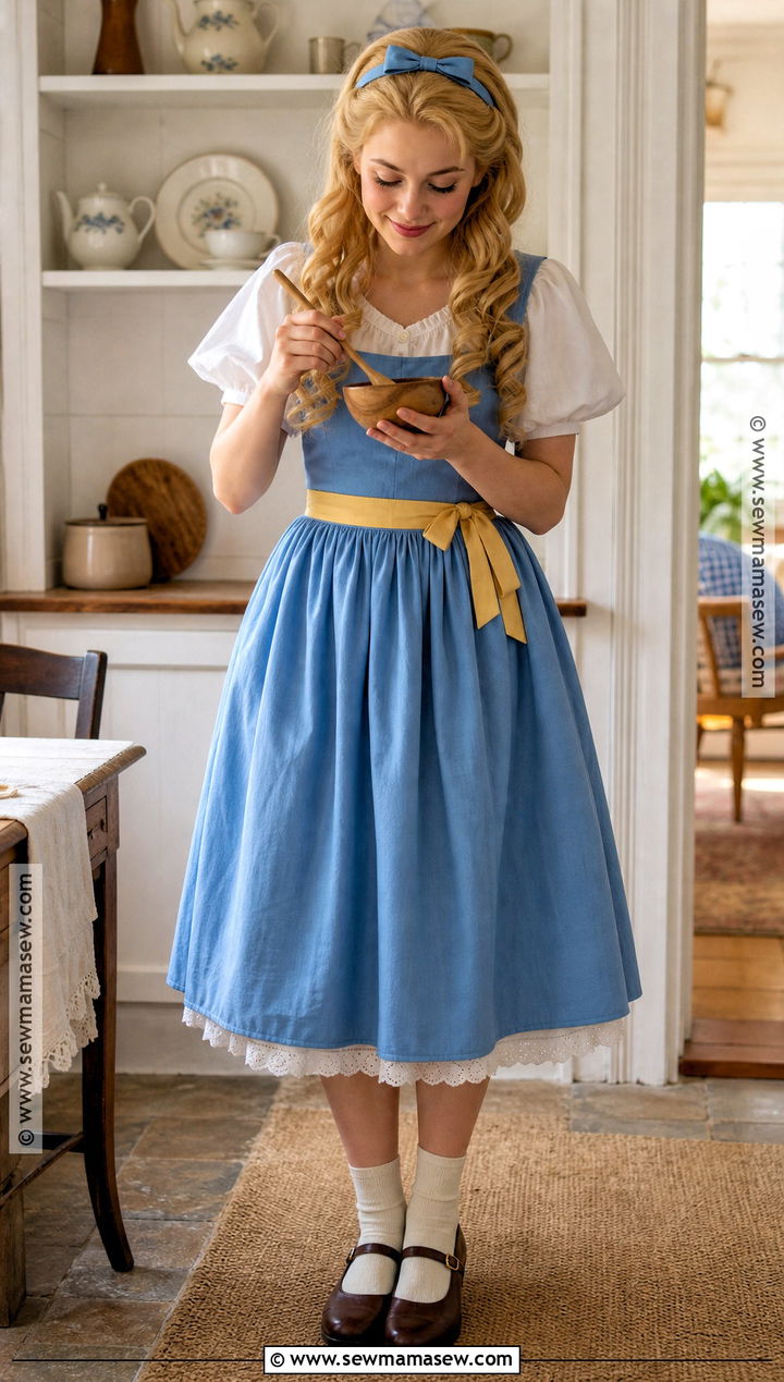 Goldilocks Costume With Blue Pinafore - 45 cute costumes