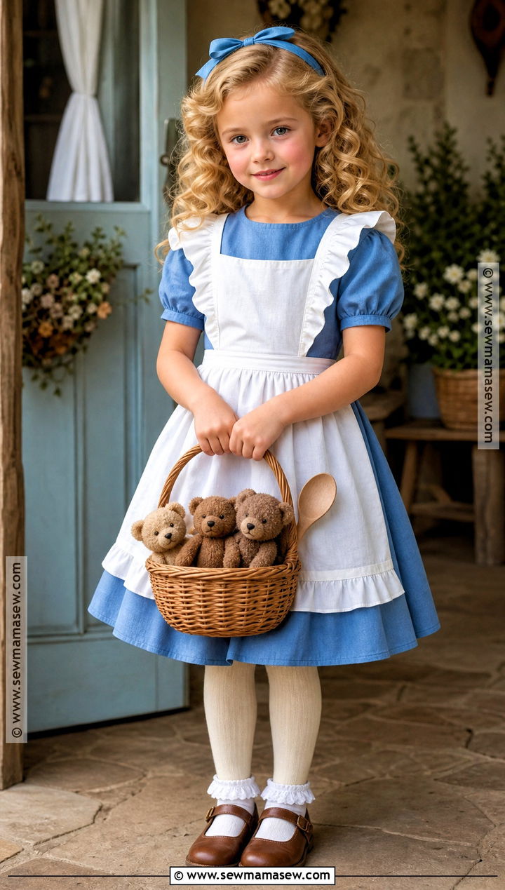 Goldilocks Costume With Three Bears - 30 story book costumes