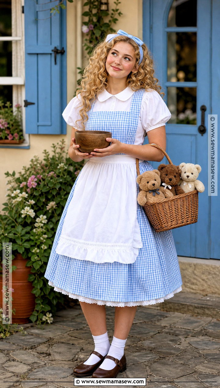 Goldilocks Storybook Costume - 35 blonde halloween costumes ideas