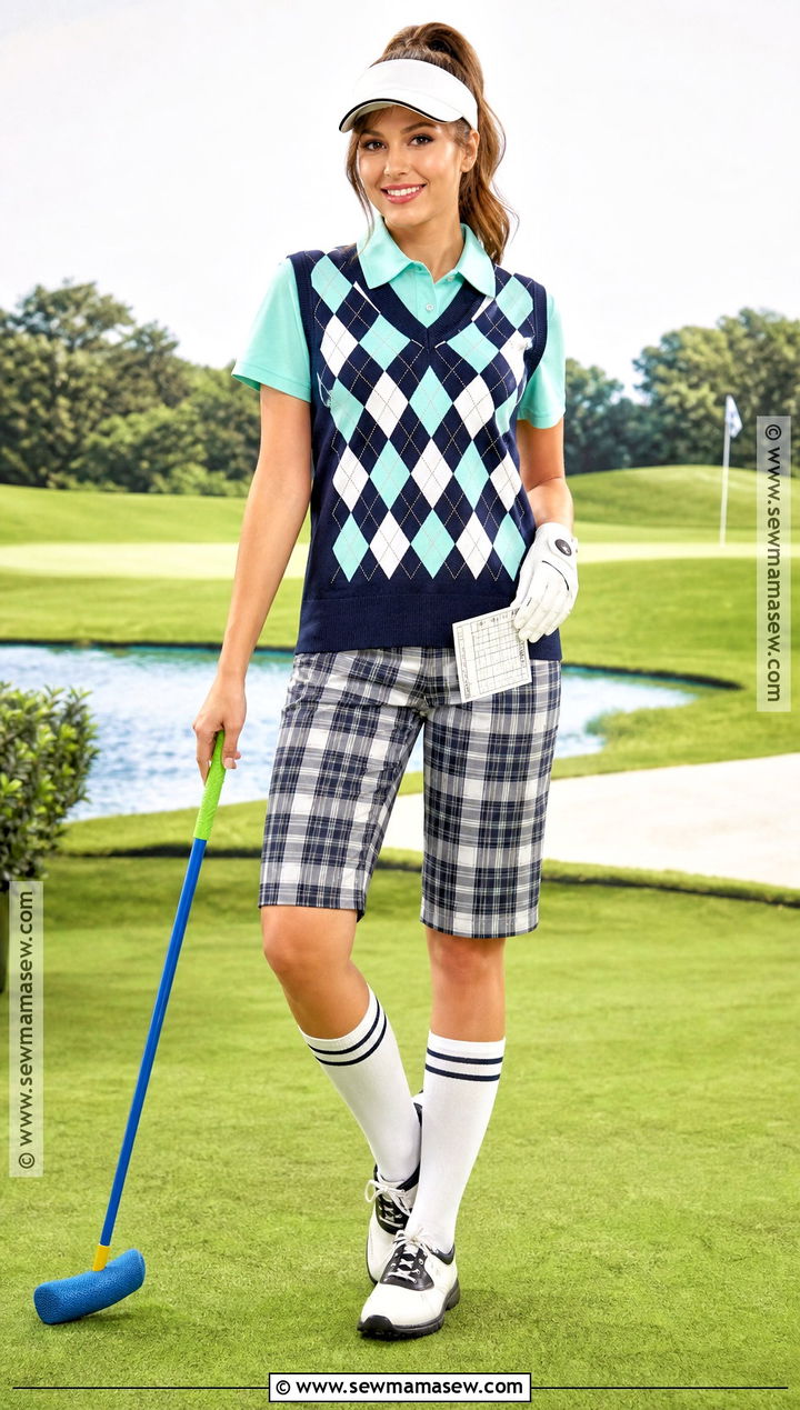 Golfer Costume With Sweater Vest - 30 sports costume ideas