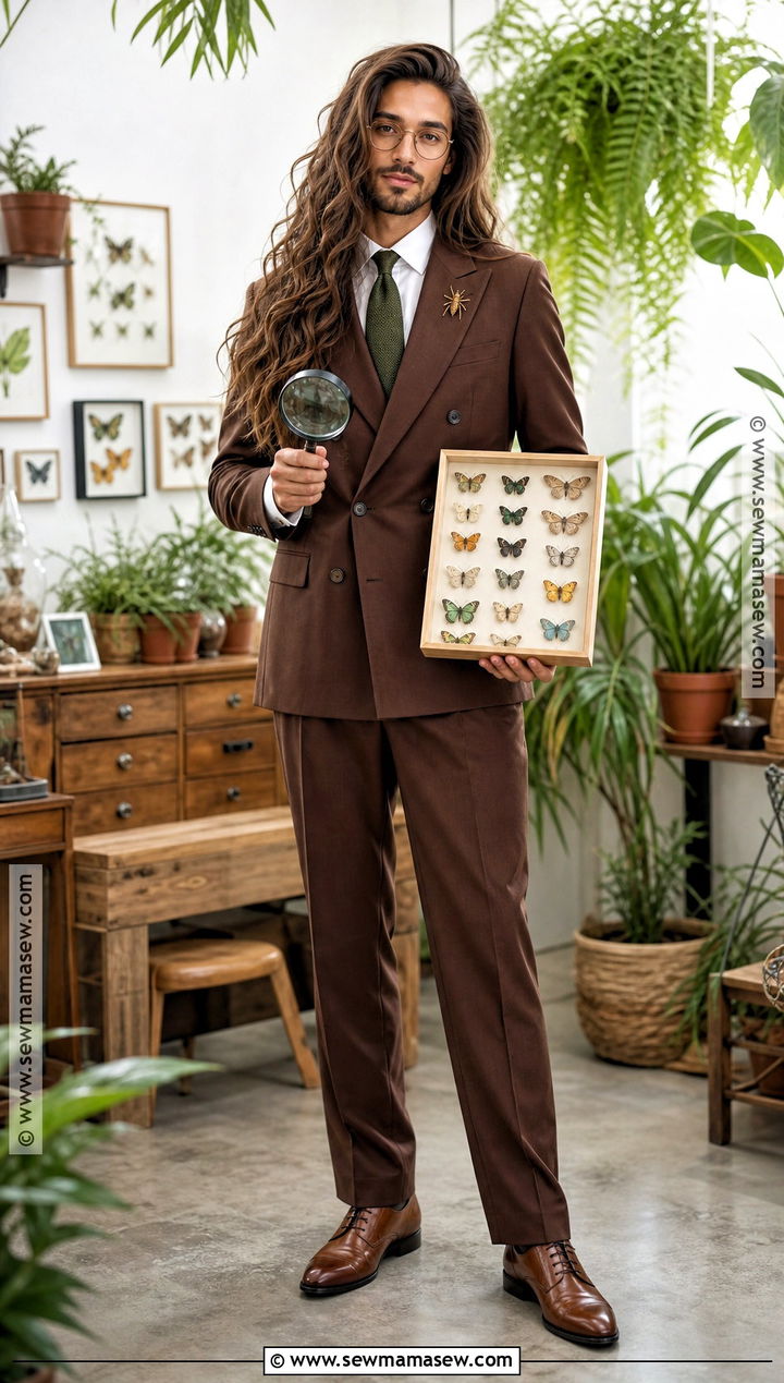 Gonta Gokuhara Cosplay With Brown Suit - 35 danganronpa cosplay ideas