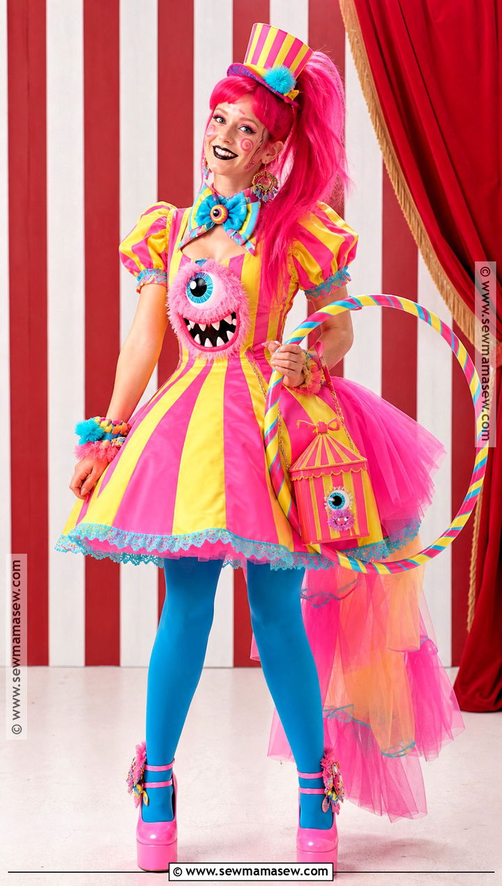Gooliope Jellington Costume With Circus Dress - 50 monster high costume ideas