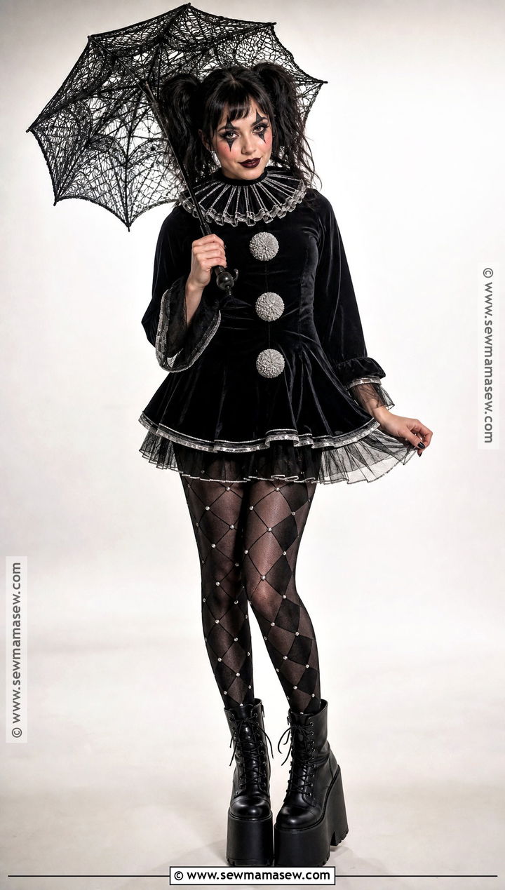 Goth Clown Costume - 35 clown costume inspo ideas