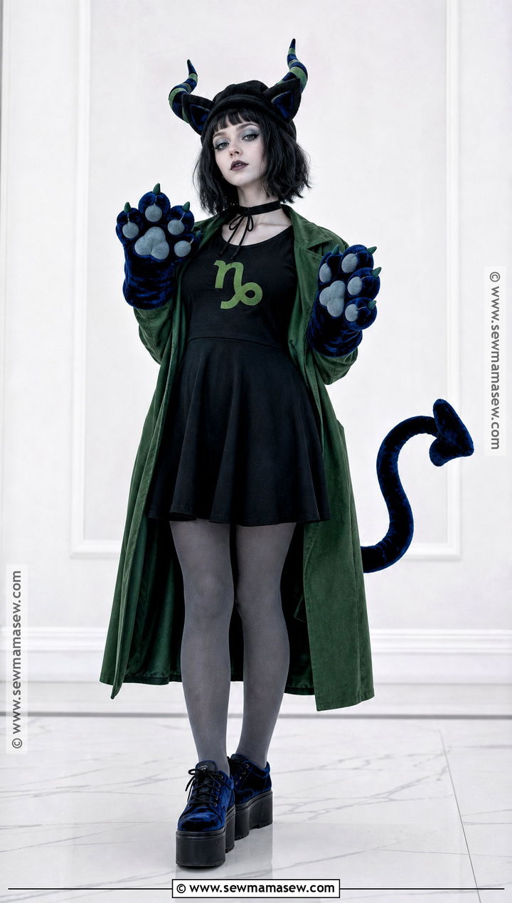 Goth Nepeta Cosplay With Black Dress - 30 Nepeta Cosplay Ideas