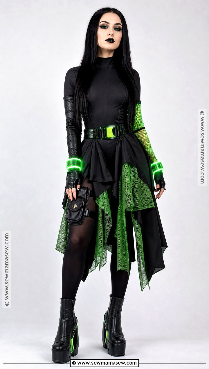 Goth Shego Cosplay With Skirt - 30 shego cosplay ideas
