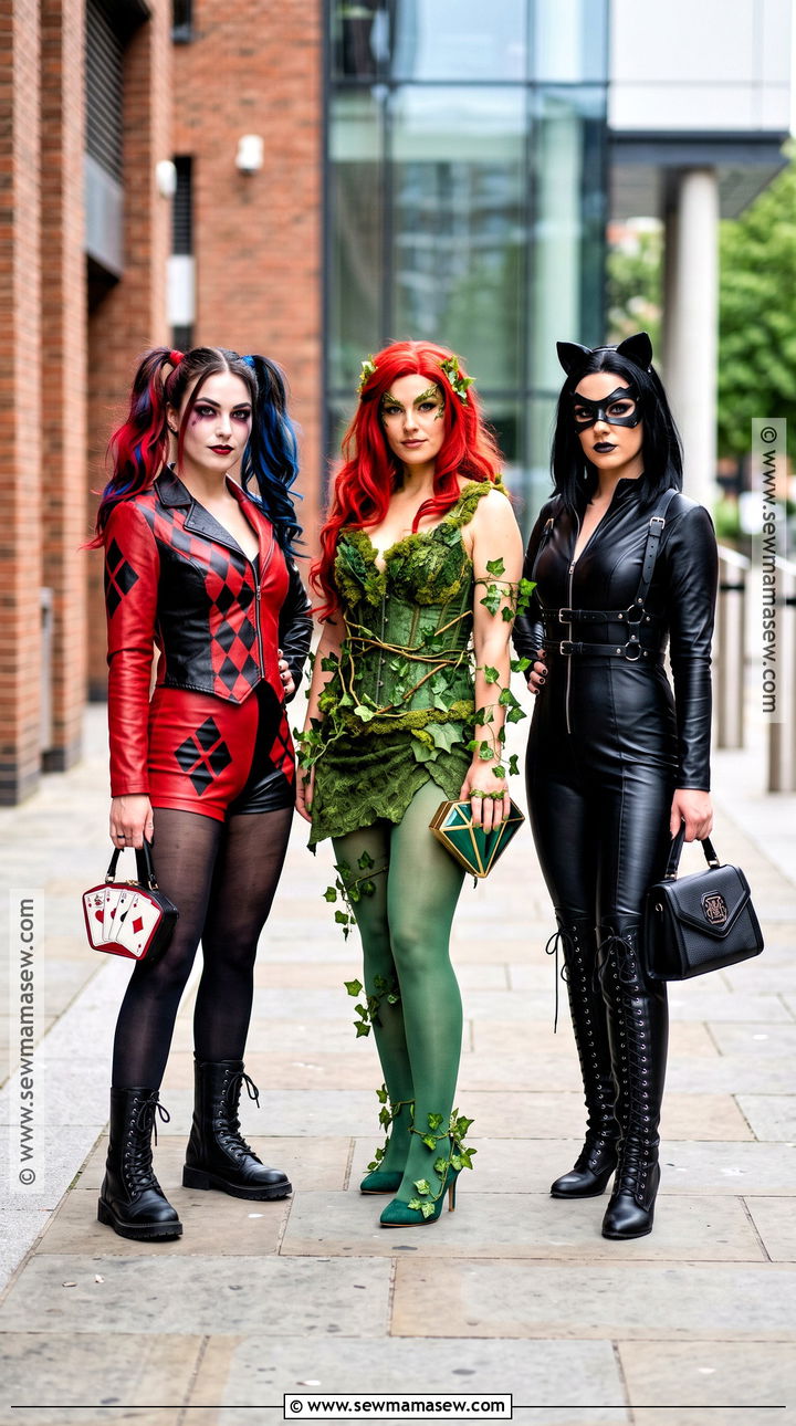 Gotham Villains Trio Costume - 45 iconic trio halloween costumes