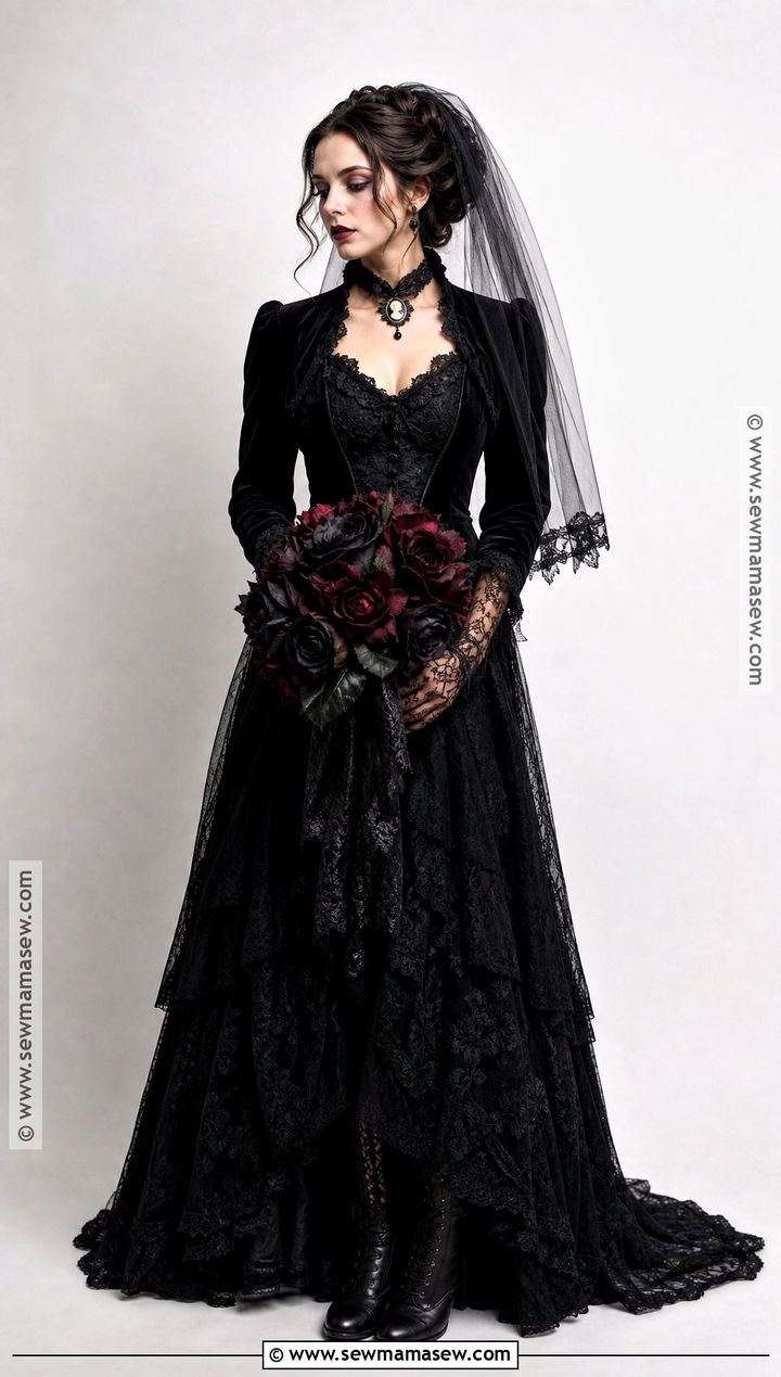 Gothic Bride Costume - 35 Alternative Halloween Costumes