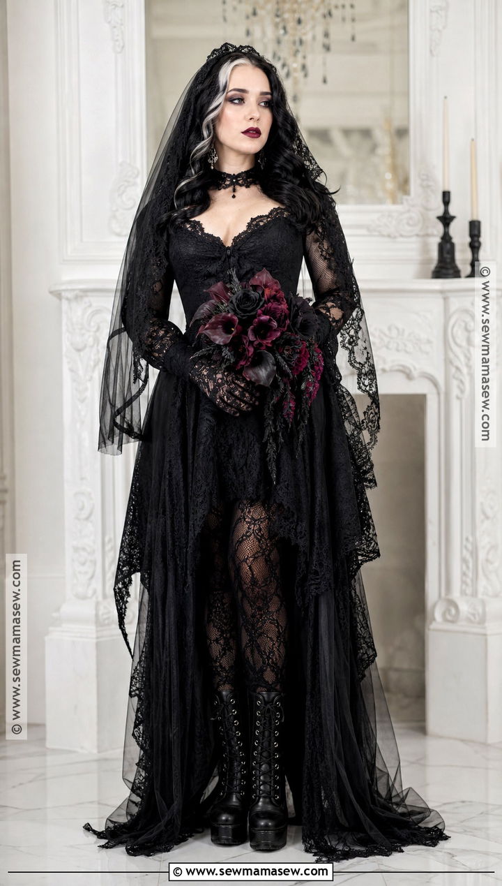 Gothic Bride Costume - 30 slay halloween costumes