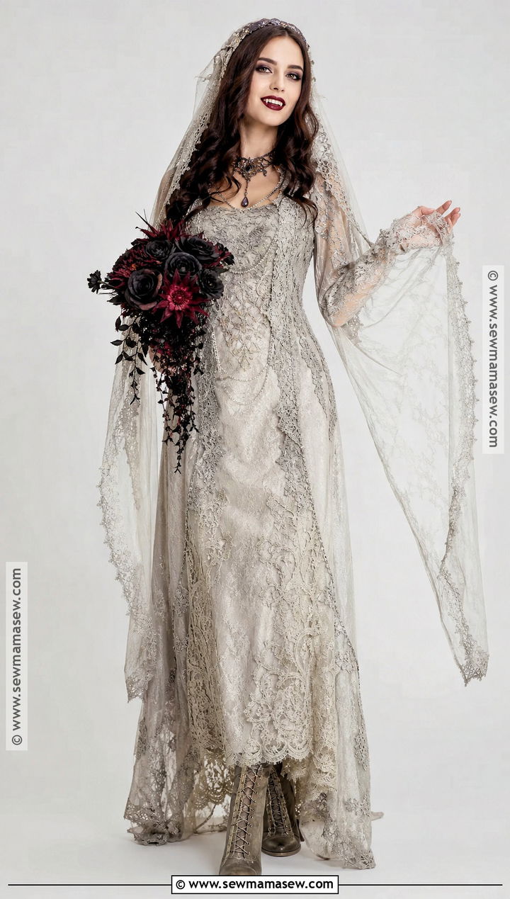 Gothic Bride Vampire Costume - 30 Halloween Vampire Costumes for Women