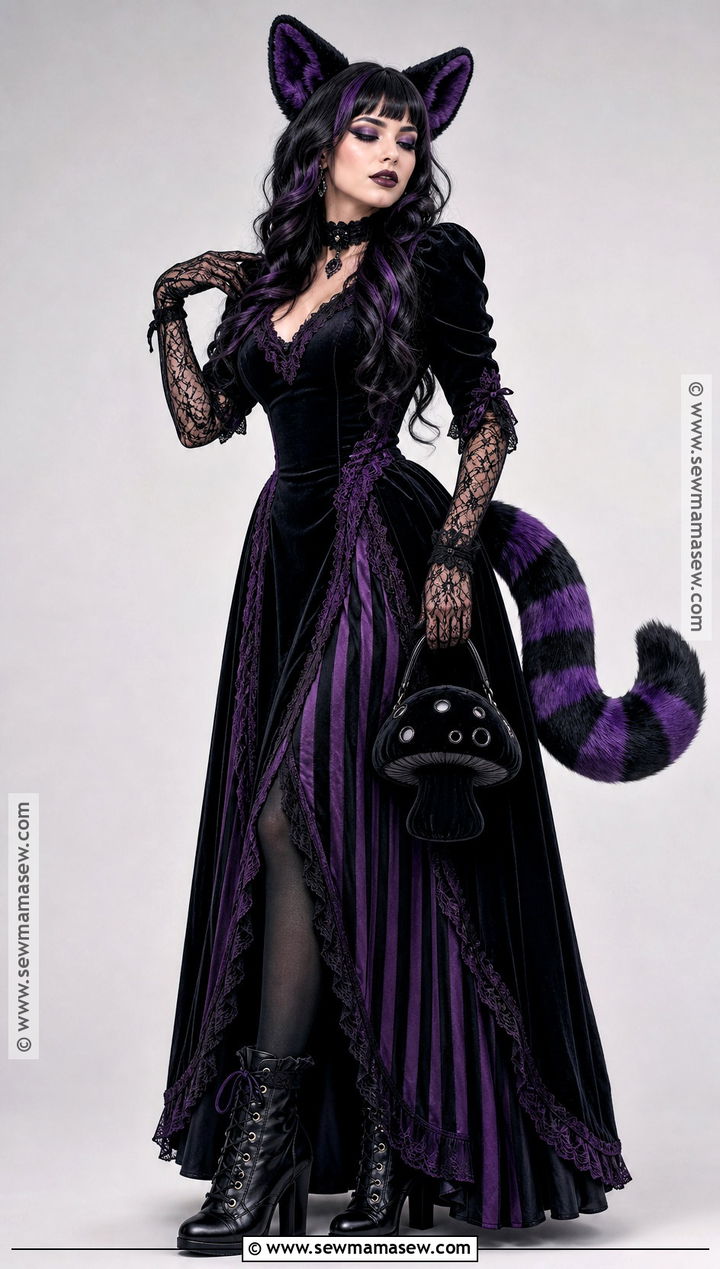 Gothic Cheshire Cat Costume - 50 cheshire cat costume ideas