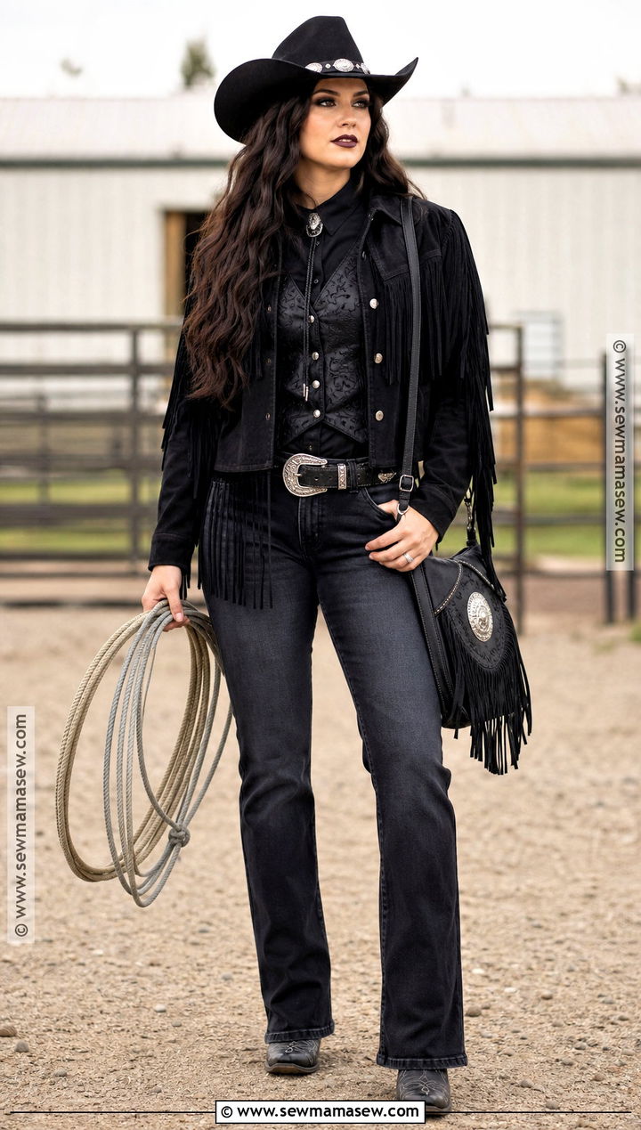 Gothic Cowgirl Costume - 35 Alternative Halloween Costumes