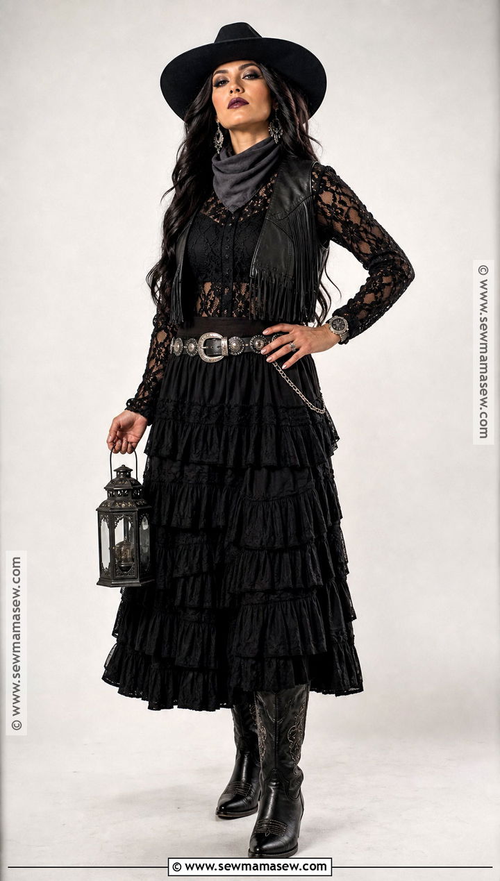 Gothic Cowgirl Costume - 35 cowgirl costume ideas