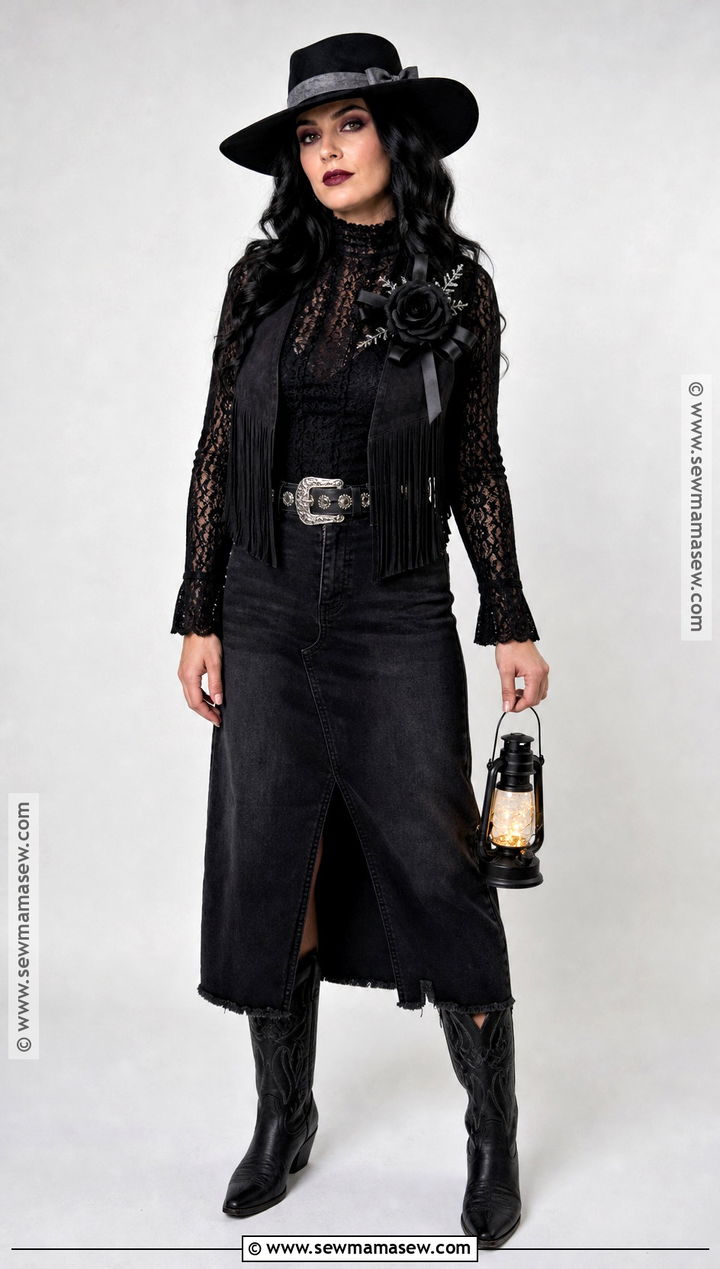 Gothic Cowgirl Costume - 30 costume cowgirl ideas