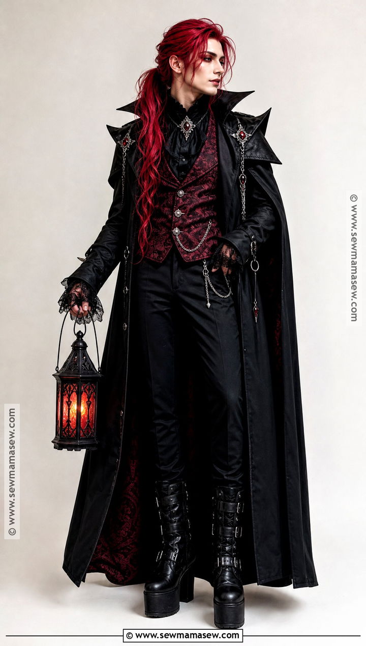 Gothic Diluc Cosplay - 30 diluc cosplay ideas