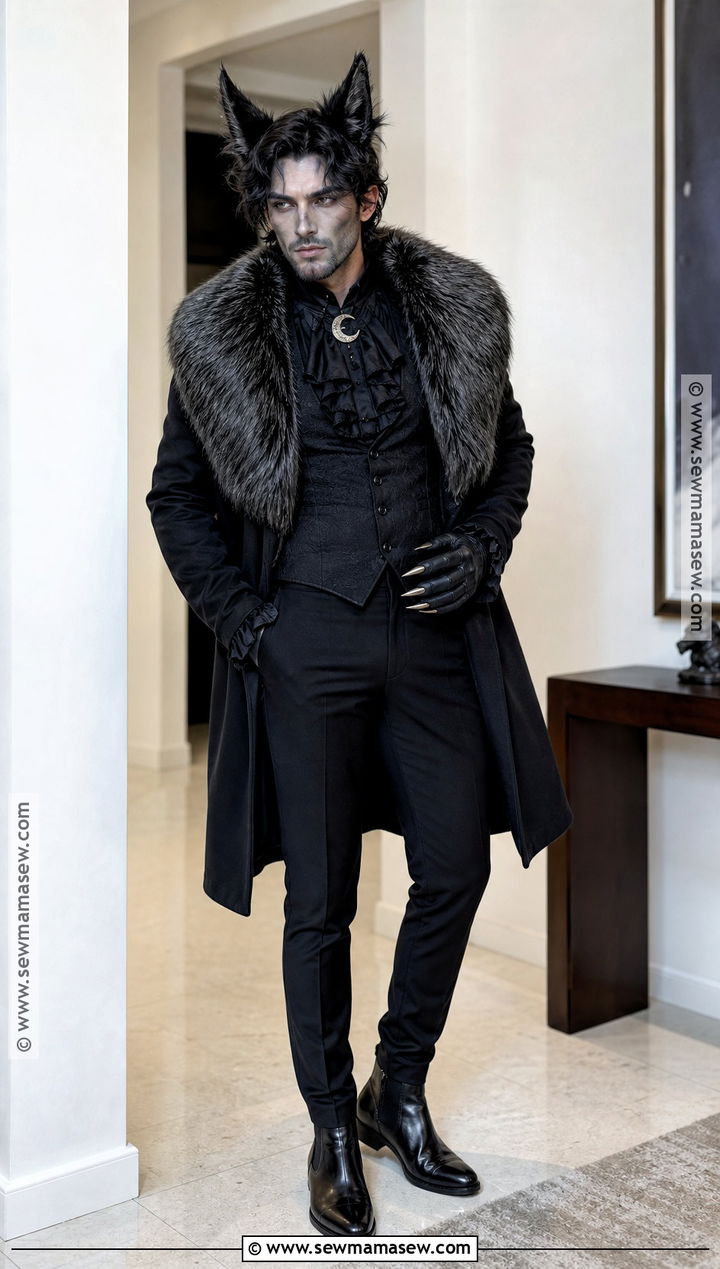 Gothic Gentleman Wolf Costume - 30 wolf costume ideas for men