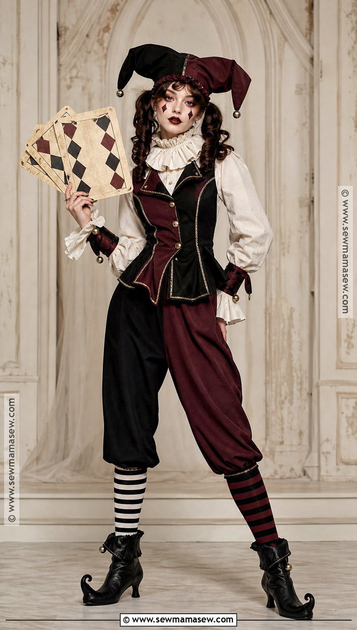 Gothic Jester Costume - 35 Alternative Halloween Costumes