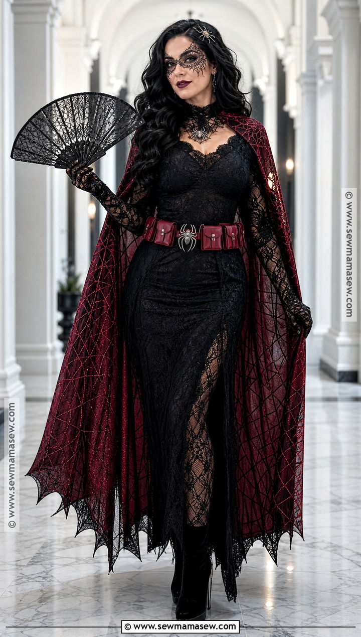 Gothic Lace Spider Woman Costume - 30 spider woman costume ideas