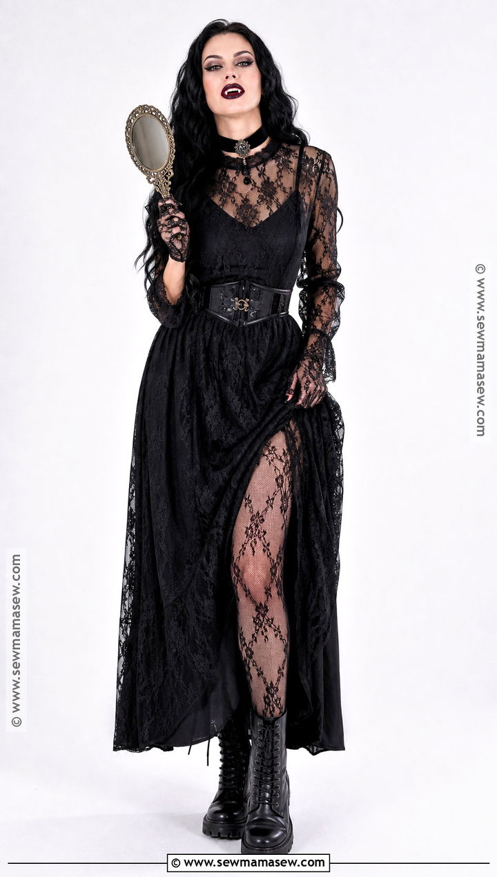 Gothic Lace Vampire Costume - 30 vampire costume outfit ideas