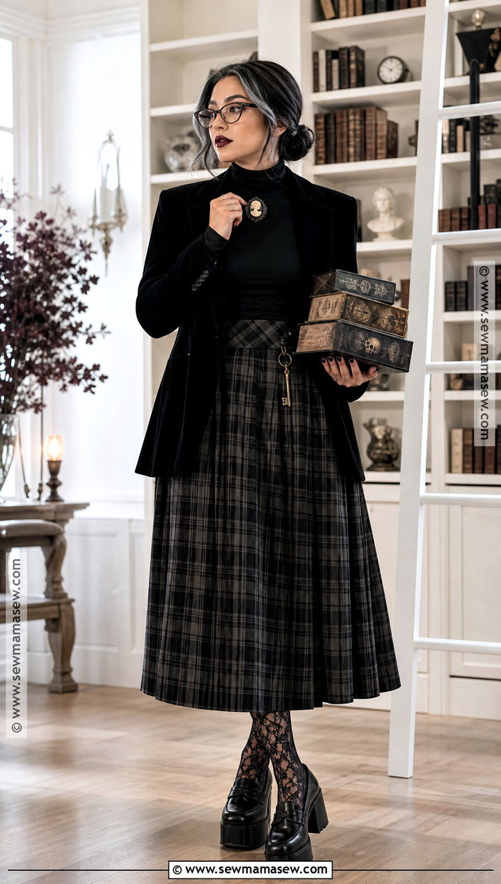 Gothic Librarian Costume - 35 alt halloween costume ideas