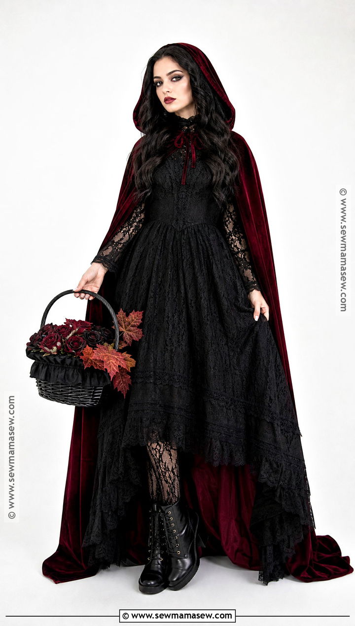 Gothic Little Red Costume - 30 Little Red Costume Ideas