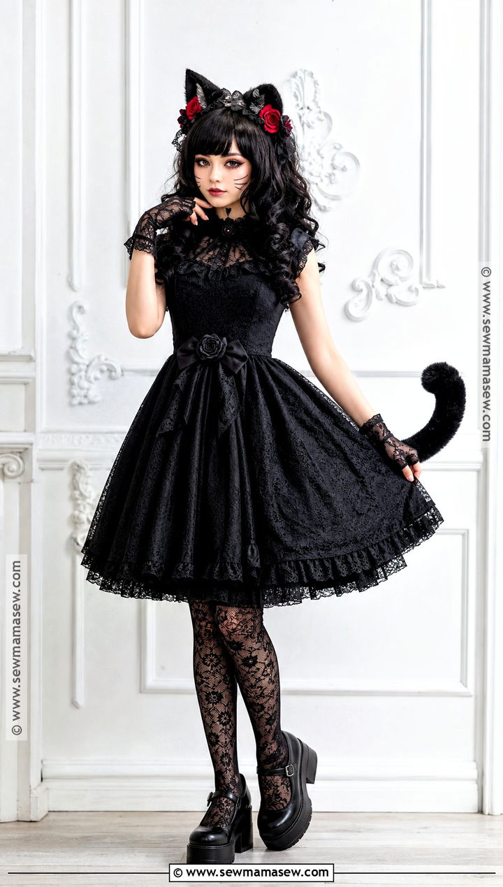 Gothic Lolita Cat Cosplay - 35 cat cosplay ideas