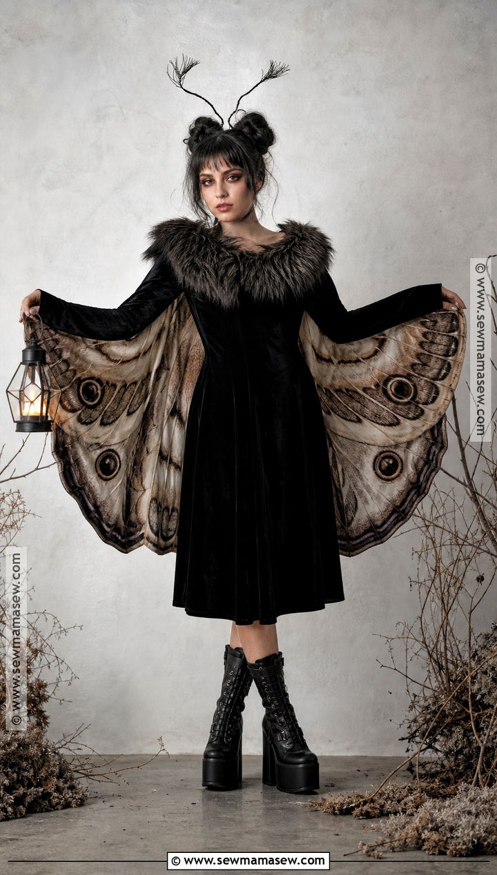 Gothic Moth Costume - 35 Alternative Halloween Costumes