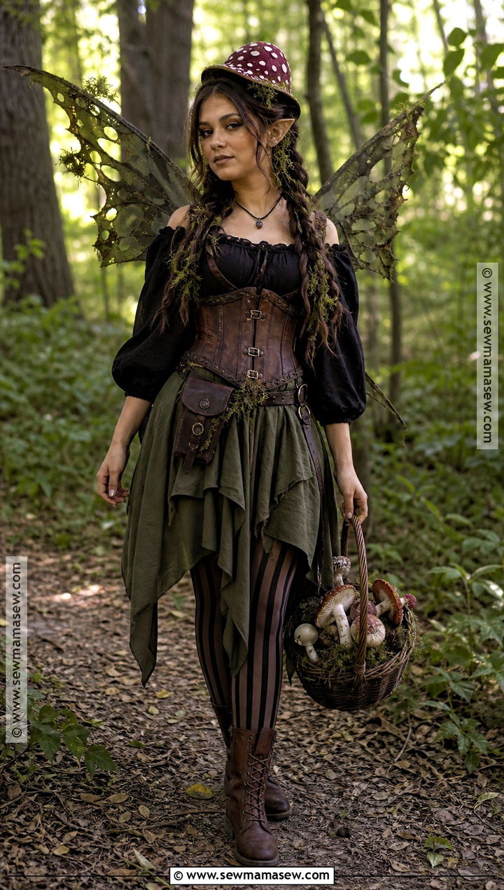 Gothic Mushroom Fairy Costume - 30 Gothic Fairy Costume Ideas