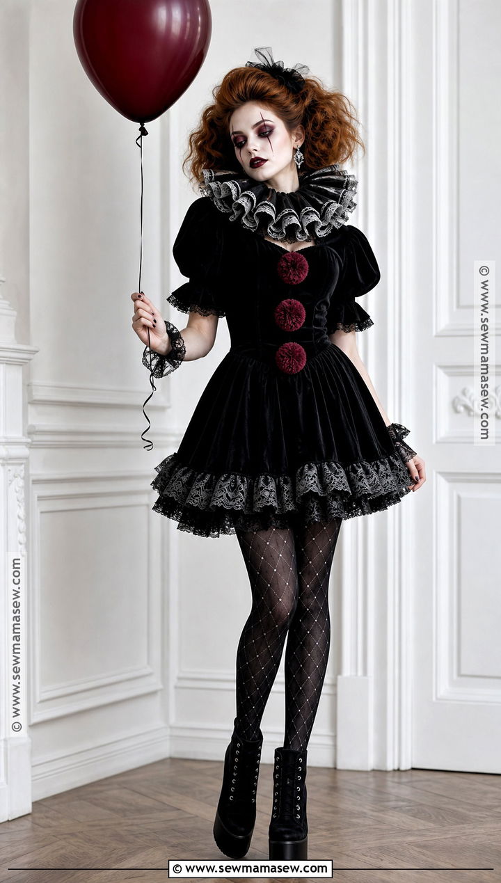Gothic Pennywise Costume - 30 pennywise costume ideas for women