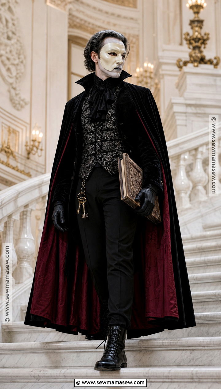 Gothic Phantom Costume - 40 phantom of the opera costumes
