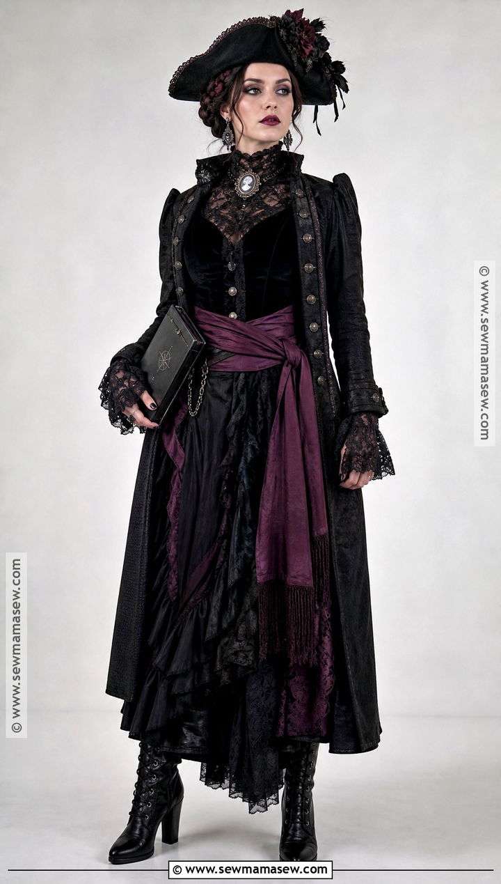 Gothic Pirate Costume - 50 pirate costume ideas for women