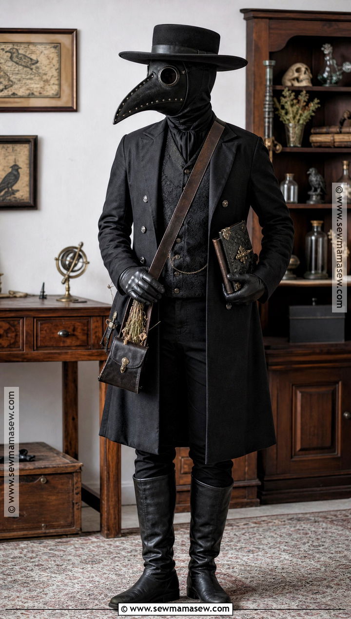 Gothic Plague Doctor Costume - 35 Gothic Halloween Costumes