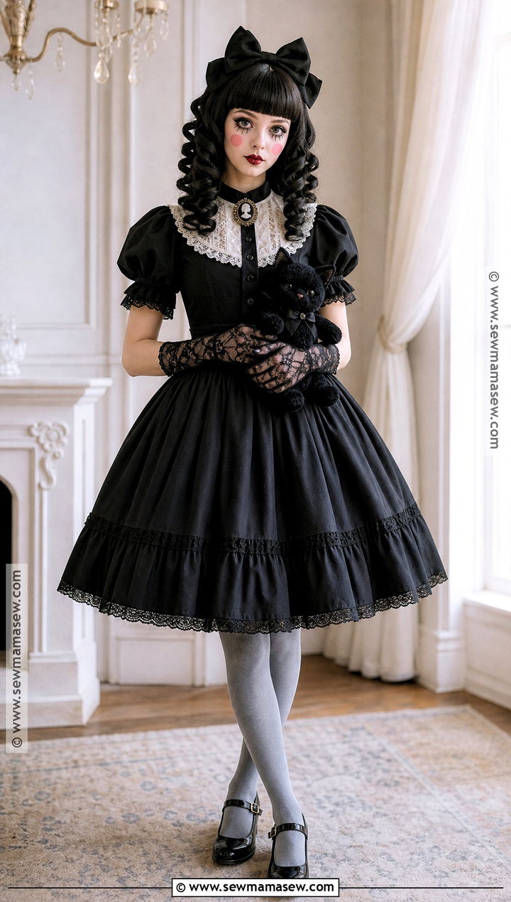 Gothic Porcelain Doll Costume - 35 Gothic Halloween Costumes
