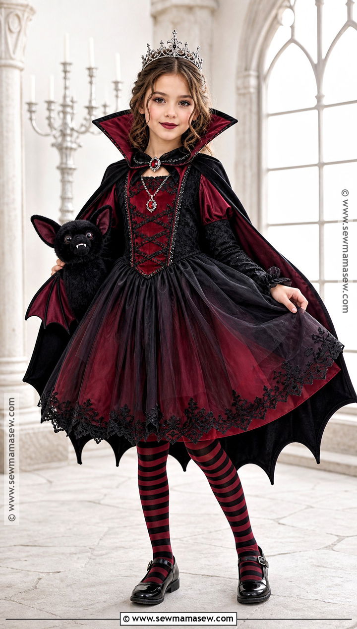 Gothic Princess Vampire Costume - 30 vampire costume ideas for kids