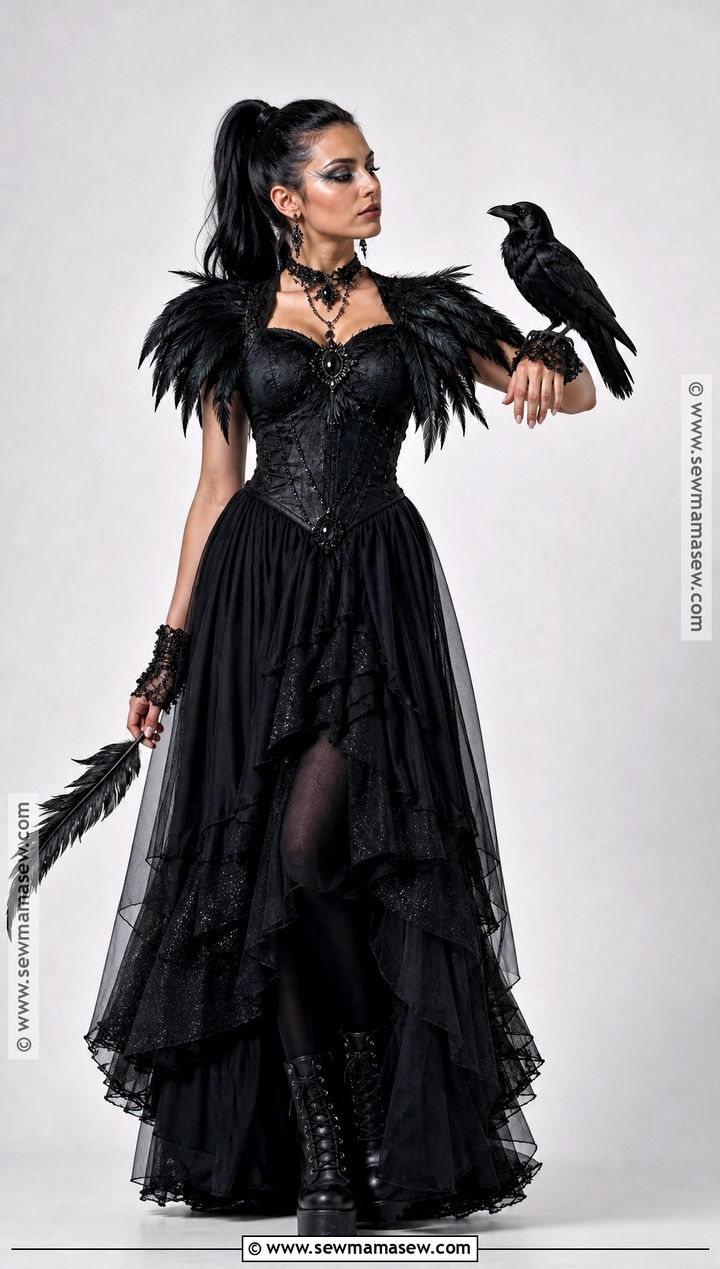Gothic Raven Costume - 45 nun costume ideas