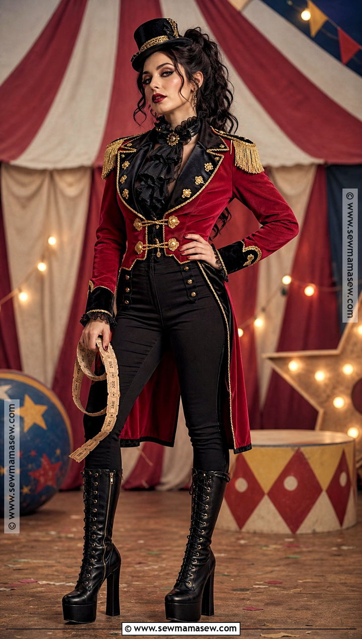 Gothic Ringmaster Costume - 40 unique halloween costumes for women