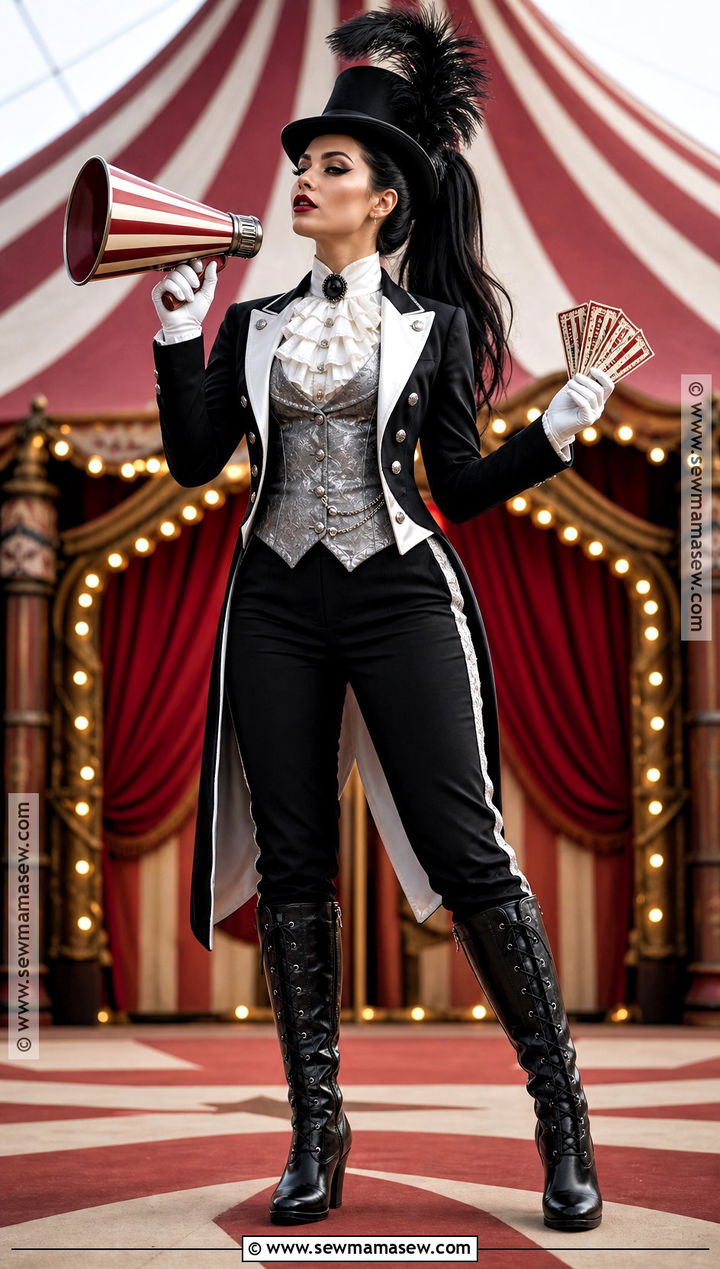Gothic Ringmaster Costume - 45 nun costume ideas