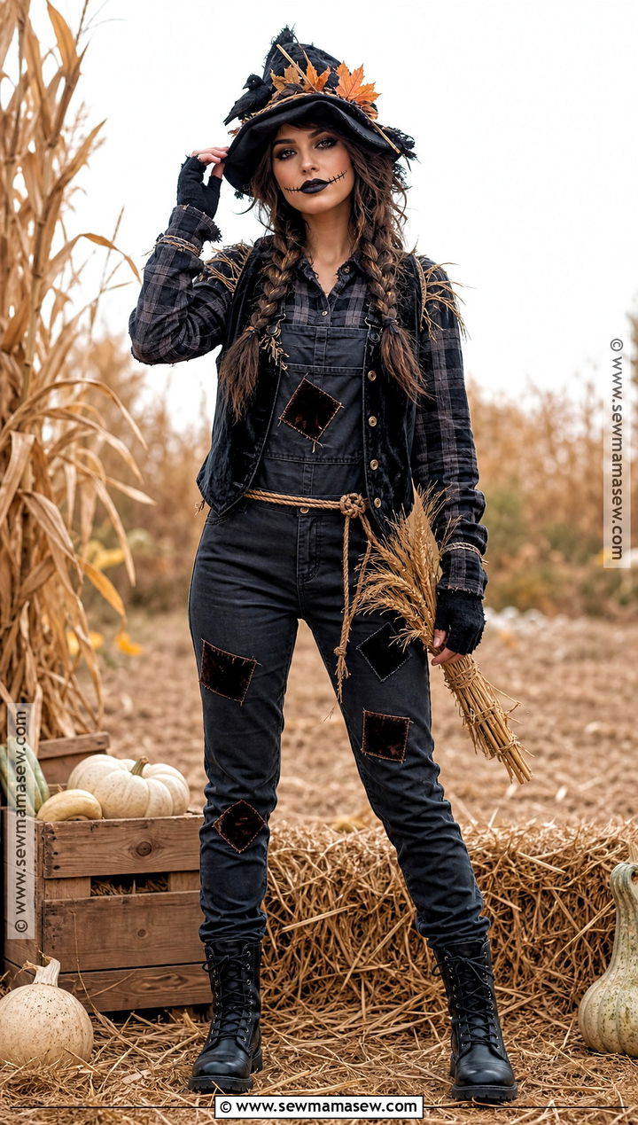 Gothic Scarecrow Costume - 35 Gothic Halloween Costumes