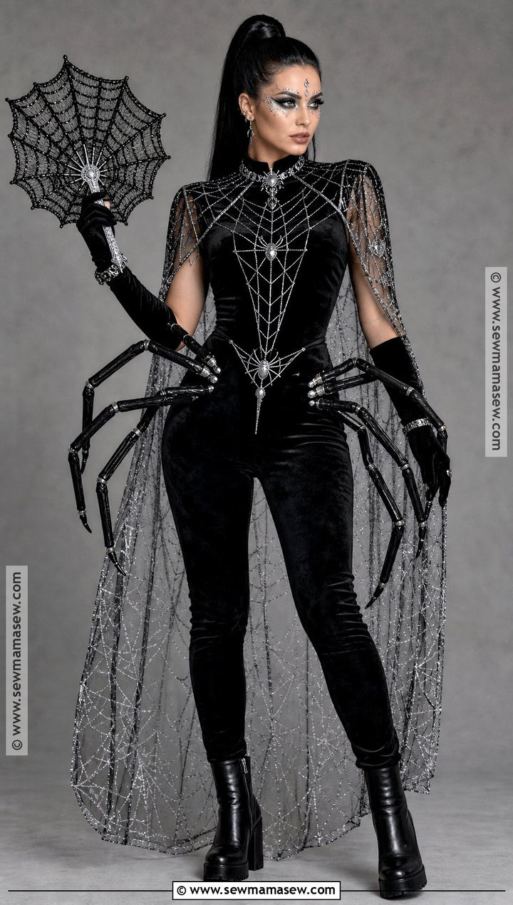 Gothic Spider Costume - 35 Alternative Halloween Costumes